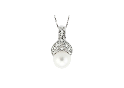 White Gold Plated | Pearl Pendants